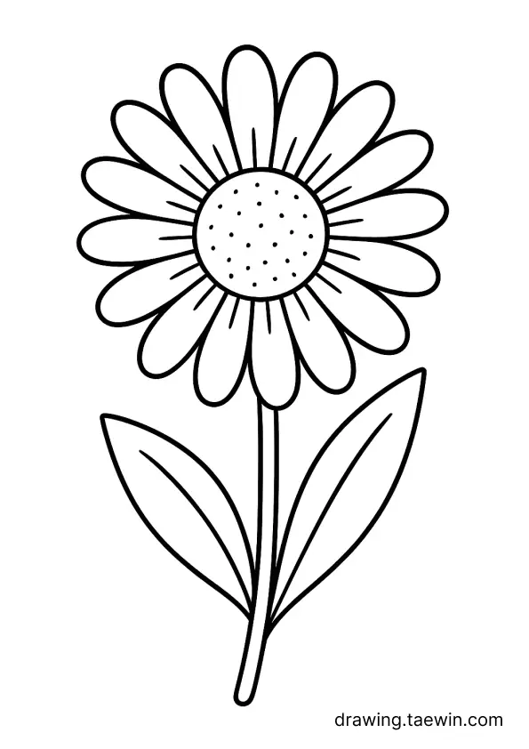 daisy 색칠공부 도안 다운로드